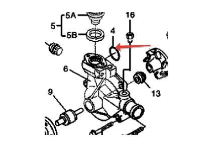 О кольцо для двигателя Cummins B3.3 О кольцо для двигателя Cummins B3.3