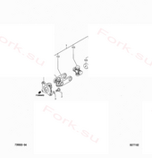 Провод пружина Mitsubishi 9127107900 (WIRE,SPRING)