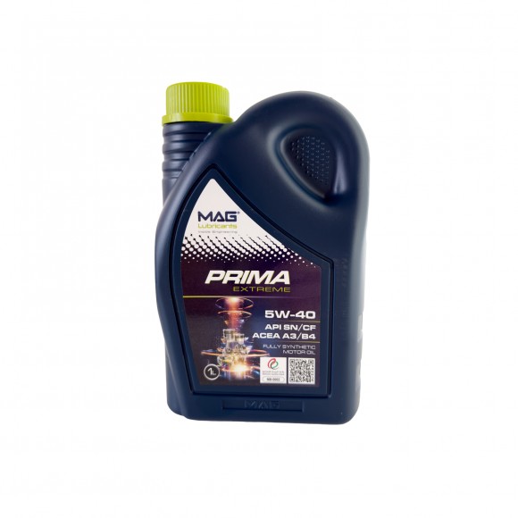 Моторное масло MAG PRIMA EXTREME 5W40 Моторное масло MAG PRIMA EXTREME 5W40