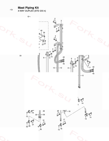 Схема узла Mitsubishi для артикула 9542713300