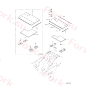 Кронштейн l h Mitsubishi 92G1129600 (BRACKET, L. H.)