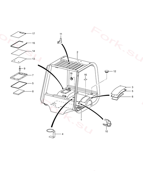 Схема узла Mitsubishi для артикула 92A1516300