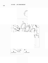 Кронштейн узел в сборе бак Mitsubishi 9146521010 (BRACKET ASSY, TANK)