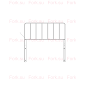 REST ASSY,BACK;FRONT END Doosan D580013