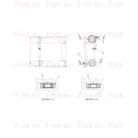 Схема узла Doosan для артикула D583529
