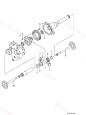 Drive вал 1 Mitsubishi 12061-3360 (Drive Shaft(1)) Drive вал 1 Mitsubishi 12061-3360 (Drive Shaft(1))