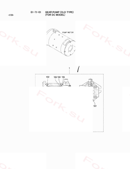 Схема узла Mitsubishi для артикула 97B7100400