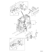 Жгут проводов r combination Mitsubishi 91A0452201 (HARNESS,R/COMBINATION)