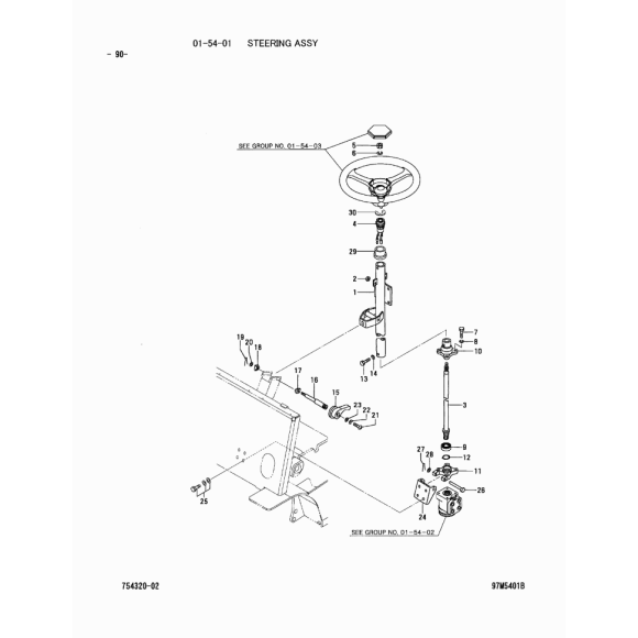 Схема узла Mitsubishi для артикула 9705410600
