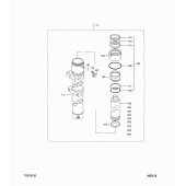 Уплотнение kit подъема cyl Mitsubishi 9415110028 (SEAL KIT, LIFT CYL)