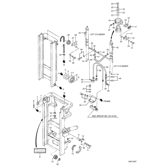 Схема узла Mitsubishi для артикула 9451101800