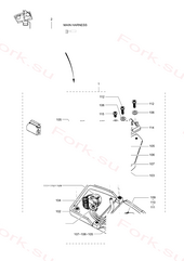 Жгут проводов foot педаль Mitsubishi 9790523500 (HARNESS,FOOT PEDAL)