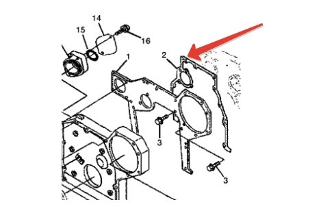 Прокладка для двигателя Cummins B3.3 Прокладка для двигателя Cummins B3.3