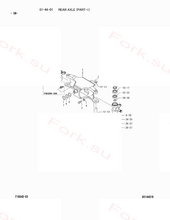 Болт hexagon socket Mitsubishi 0800200705 (BOLT, HEXAGON SOCKET)