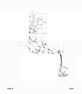 Cable (F-R) Dry, Wet Mitsubishi 91A5104300 (CABLE (F-R) DRY, WET)