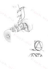 Двигатель unit w тормоза l h Mitsubishi 9792030010 (MOTOR,UNIT W/BRAKE L.H.)
