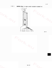 Подъема цилиндр узел в сборе m l h 4m 157in Mitsubishi 9411950060 (LIFT CYLINDER ASSY. M.L.H. 4m (157in))