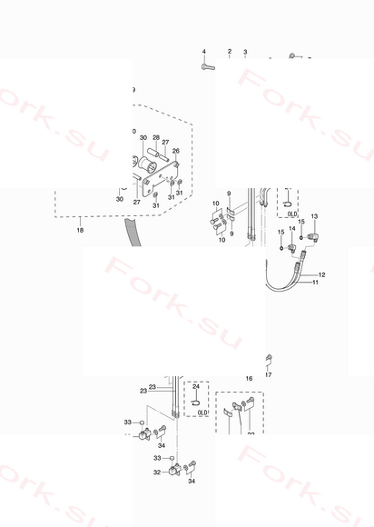 Схема узла Mitsubishi для артикула 0574835572