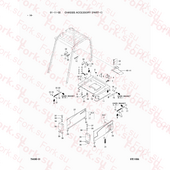 Кронштейн крышка r h Mitsubishi 9701321601 (BRACKET, COVER, R. H.)