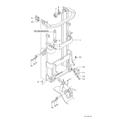 Палец наклона Mitsubishi 52006-59860 (Pin, tilt)