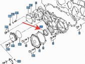 Сальник коленвала передний для двигателя S4Q2 Сальник коленвала передний для двигателя S4Q2