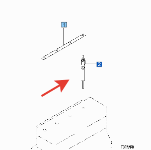 Свеча накаливания для двигателей S4Q2, S4S и S6S