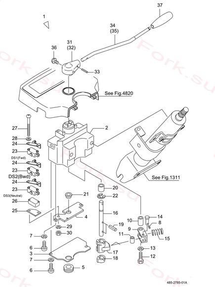 Схема узла Mitsubishi для артикула 0000-70005