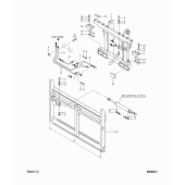 Carriage вилы w=2050 h f Mitsubishi 95N4000100 (CARRIAGE,FORK W=2050 H/F)
