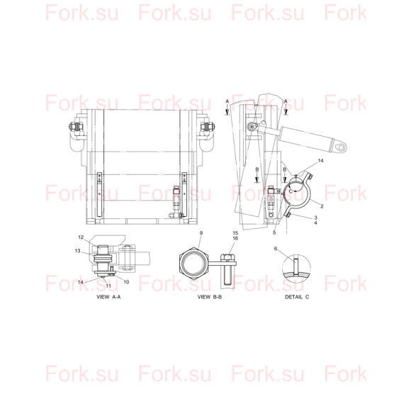 Схема узла Doosan для артикула S3403103
