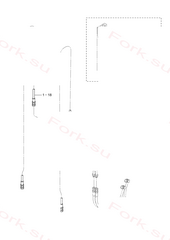 Шланг nylon l=3350 m l h 3 5m Mitsubishi 0574825670 (HOSE,NYLON L=3350 M.L.H 3.5M)