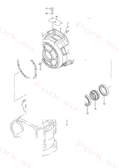 Крышка t c case Mitsubishi 9202606401 (COVER,T/C CASE)