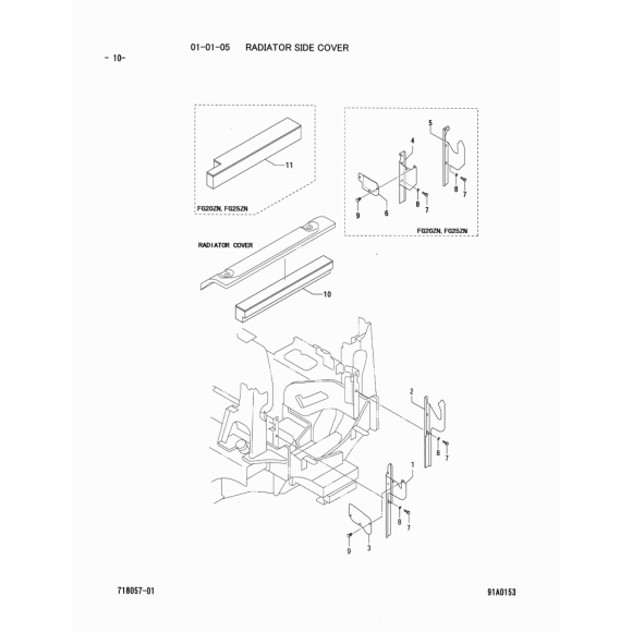 Схема узла Mitsubishi для артикула 91A0102100