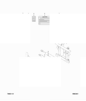 Label, Caution Mitsubishi 9510502301 (LABEL, CAUTION)