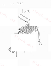 Ограждение Mitsubishi 9201515100 (GUARD, HEAD) Ограждение Mitsubishi 9201515100 (GUARD, HEAD)