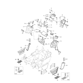 Крышка рычаг Mitsubishi 91A1203800 (COVER,LEVER)