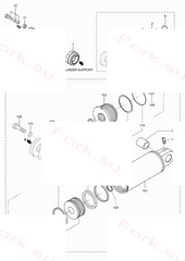 Shim,Tilt Cyl | Ar T=1.6 6 Degrees-6 Degrees Mitsubishi 9306001300 (SHIM,TILT CYL | AR T=1.6 6 DEGREES-6 DEGREES)