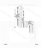 Spool section узел в сборе section узел в сборе spool for наклона клапан Mitsubishi 9377211220 (SPOOL SECTION ASSY SECTION ASSY, SPOOL FOR TILT VALVE)