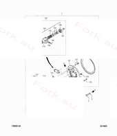 Тормоза узел в сборе колесо r h Mitsubishi 9374603200 (BRAKE ASSY, WHEEL R.H.)