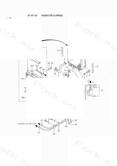 Схема узла Mitsubishi для артикула F2515-05000