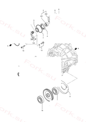 Шестерня output 61t шестерня output z=63 Mitsubishi 91A2416700 (GEAR,OUTPUT 61T GEAR,OUTPUT Z=63)