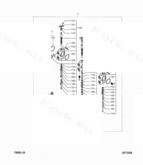 Схема узла Mitsubishi для артикула 9377201310