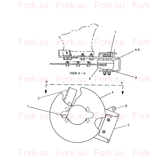 Схема узла Doosan для артикула 6V8455