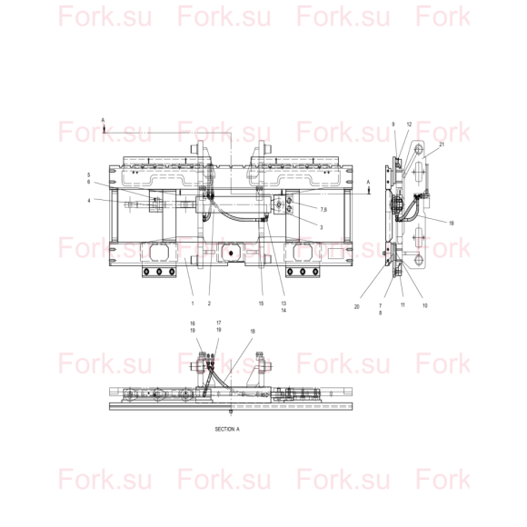Схема узла Doosan для артикула D910058