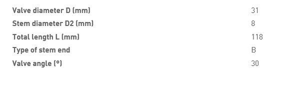 Клапан выпускной для двигателя S4Q2