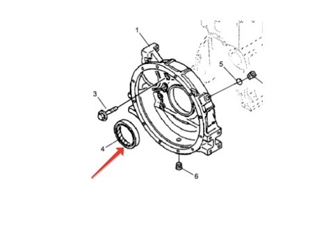 Сальник для двигателя Cummins B3.3