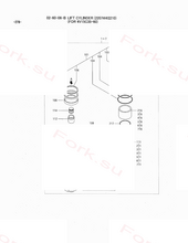 Уплотнение kit подъема cyl v35 v37 v41 v45 v50 v55 v60 Mitsubishi 9416200048 (SEAL KIT, LIFT CYL V35, V37, V41, V45, V50, V55, V60)