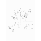 Крышка exhaust Mitsubishi 91E6202800 (COVER,EXHAUST)