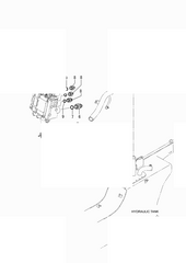 Шланг return 2v Mitsubishi 91A7222200 (HOSE, RETURN 2V)