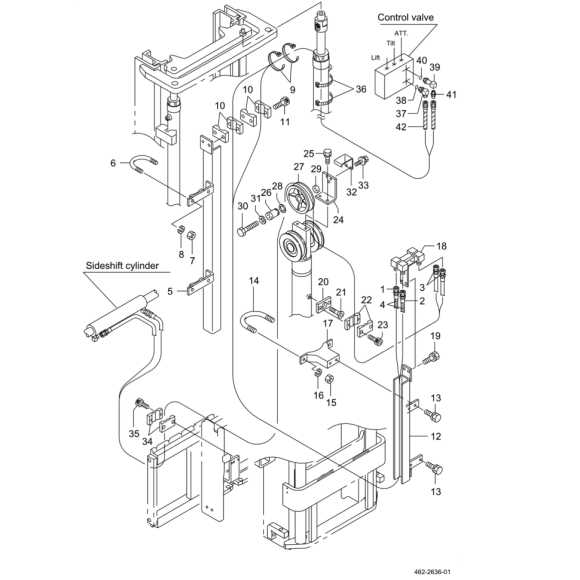 Схема узла Mitsubishi для артикула 14504-87211-MG
