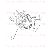 CABLE ASSY;PARKING Doosan A138837